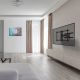 Neomounts TV wall mount installed on wall
