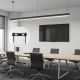 Slim 4.2 cm heavy-duty wall mount supporting up to 125 kg