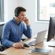 Poly Mission 615 noise reduction headset