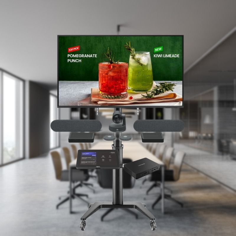 Pack Logitech MTR Windows Large Room mit Rollwagen