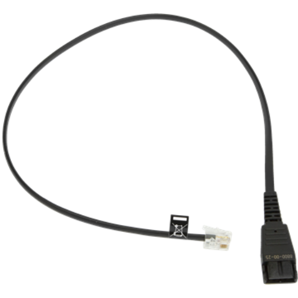  Anschlusskabel QD / RJ10 für Jabra Link 180 und Avaya 9600 / 1600