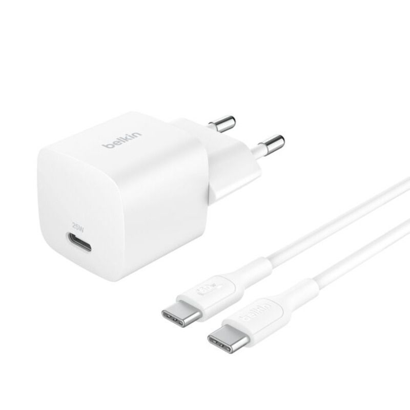 Belkin USB-C-Kabel + USB-C-Netzladegerät (25 W)