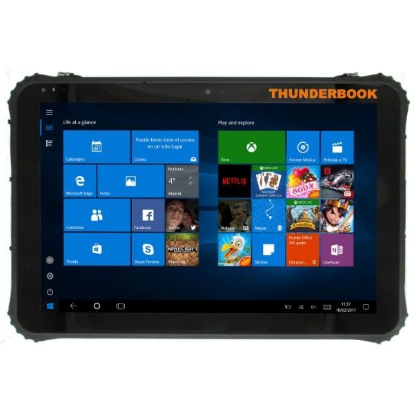 Thunderbook Colossus W125 - C1220G - Windows 10 iot- Barcodeleser - V2