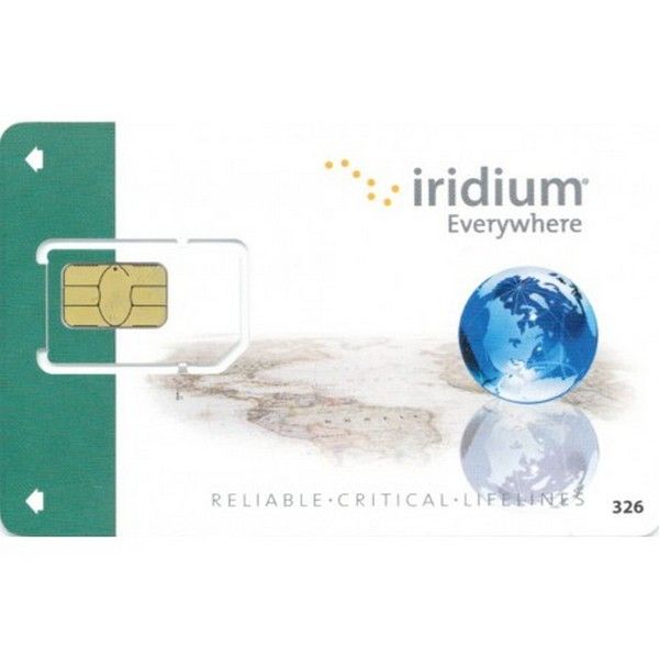 Prepaid-SIM-Karte mit Iridium-Aktivierung