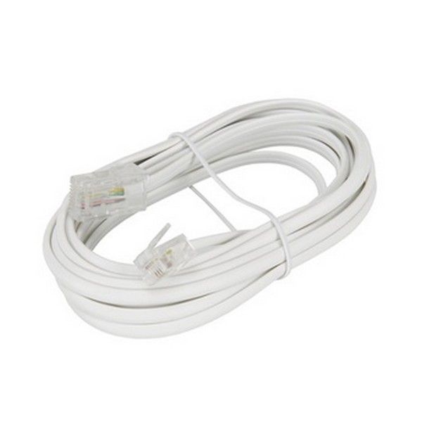 3m Anschlusskabel RJ11 / RJ45 - weiß