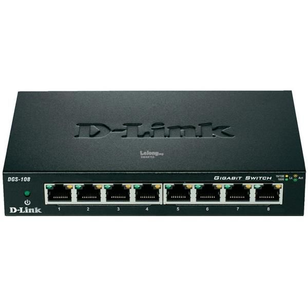 D-LINK DGS-108 - 8-Port-Schalter