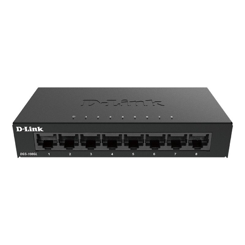 D-Link DGS-108GL/E Switch Gigabit 8 Ports