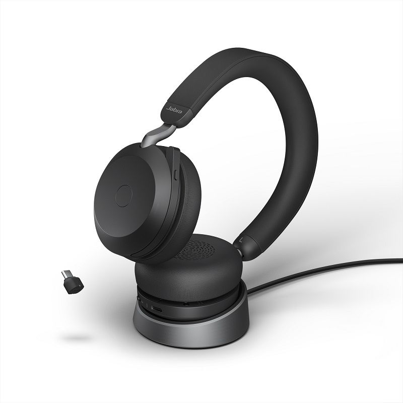 Jabra Evolve2 75 USB-C Teams + Ladesockel