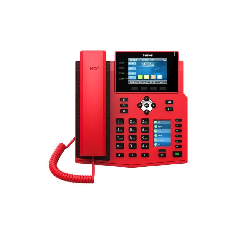 Fanvil X5U R – Gigabit-IP-Telefon mit Farbdisplay