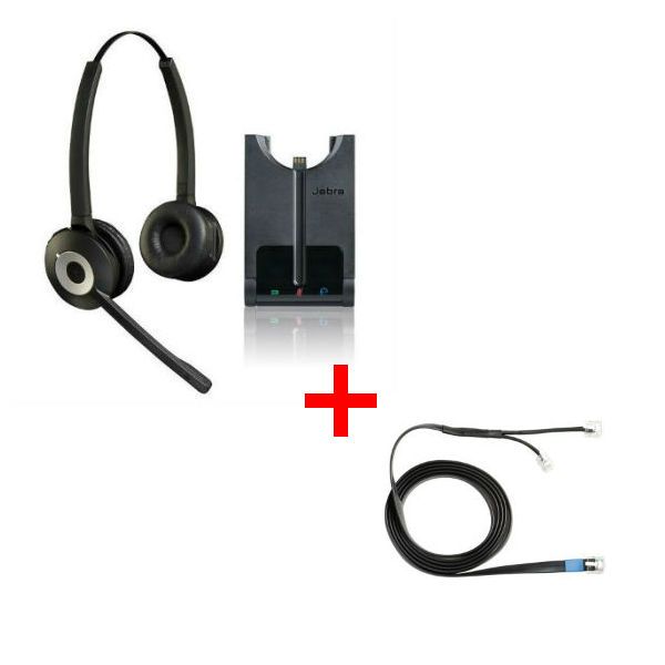 Pack für Siemens: Jabra Pro 920 Duo + EHS-Kabel