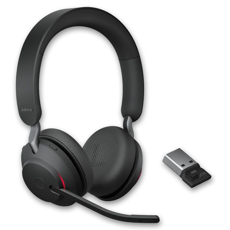 Jabra Evolve2 65 USB-A UC Duo + Bluetooth-Dongle