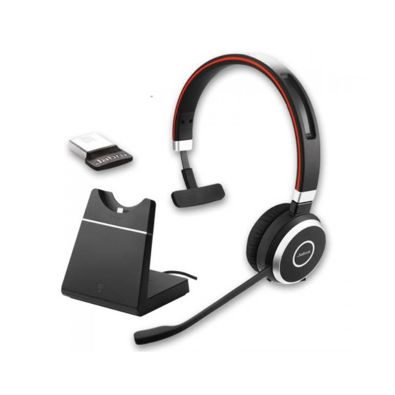 Jabra Evolve 65 UC Mono SE + Ladestation