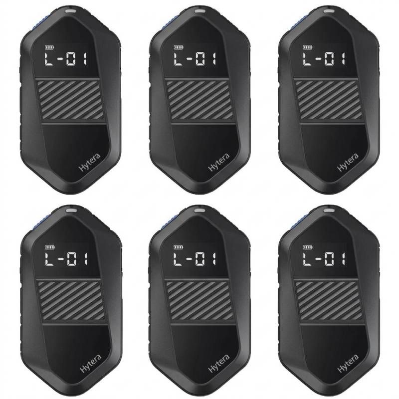 6er-Pack PMR446-Funkgeräte Hytera S1e