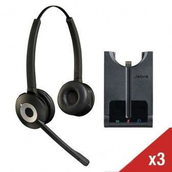 3er Set Jabra Pro 920 Duo