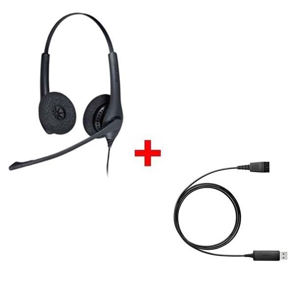 Pack: Jabra BIZ 1500 Duo + Jabra Link 230 USB Adapter