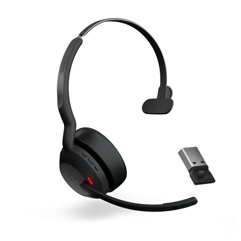 Jabra Evolve2 55 Mono MS mit USB-A Dongle