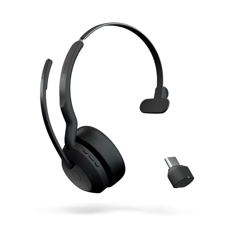 Jabra Evolve2 55 Mono UC mit USB-C Dongle