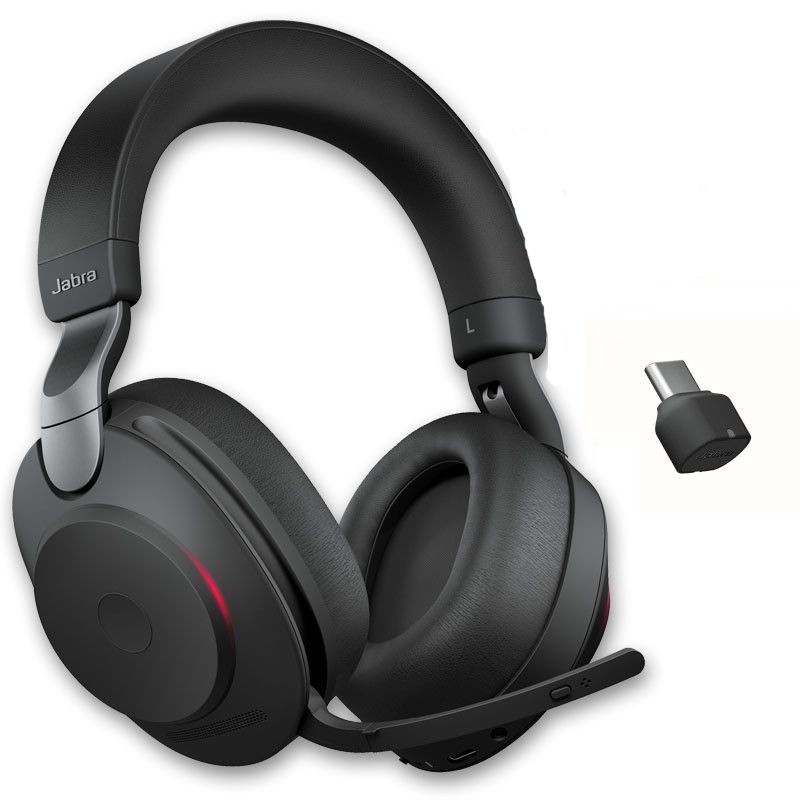 Jabra Evolve2 85 Duo USB-C Teams - schwarz