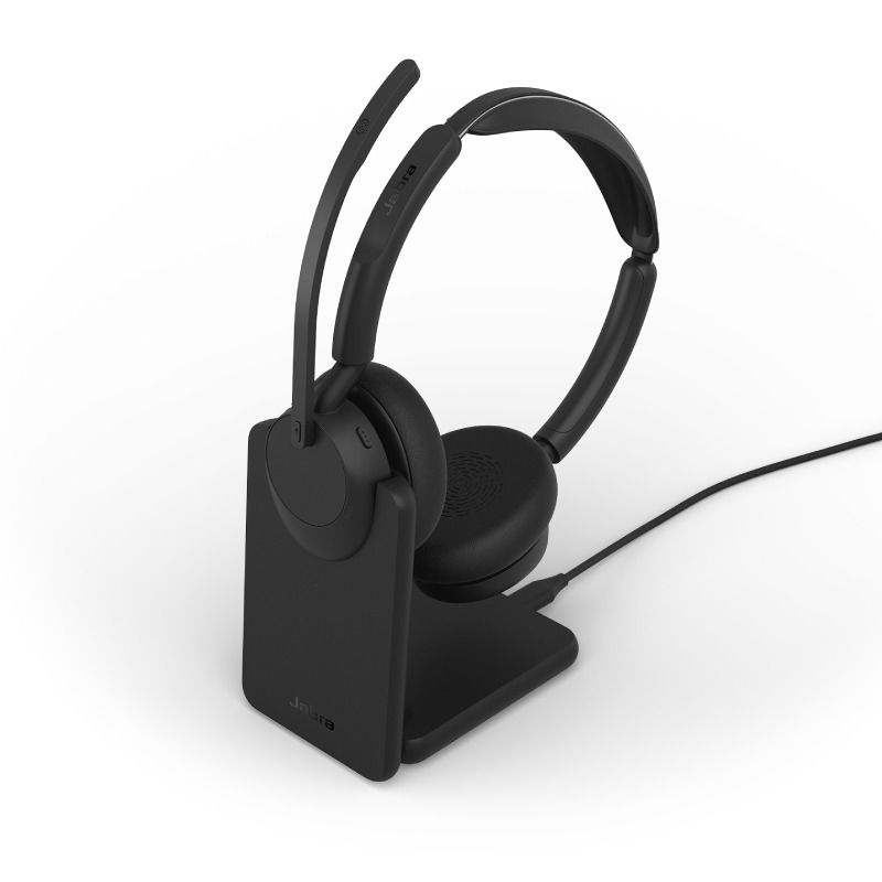 Jabra Evolve3 45 Duo USB-C UC + Ladestation