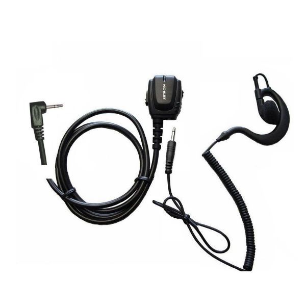Ergonomischer Mikrofon-Ohrhörer für Motorola 1 Pin Funkgeräte