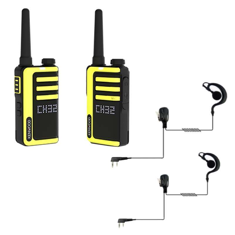 Pack Kenwood UBZ-LJ9SET + 2 Ohrhaken Headsets