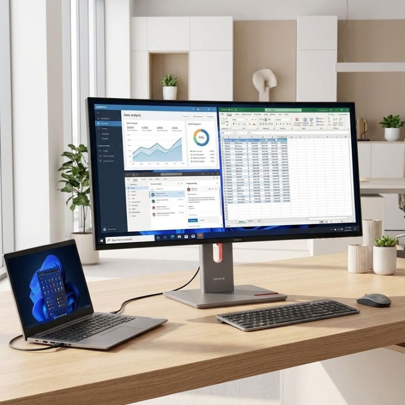 Lenovo ThinkVision P34WD-40 Curved Monitor 