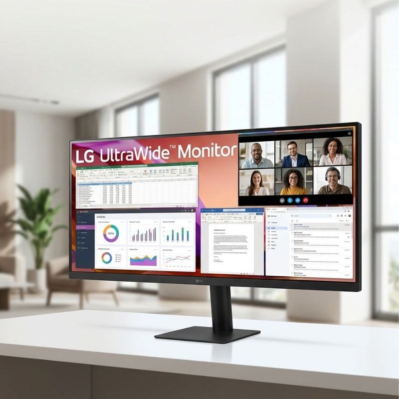LG 34U511A-B UltraWide-Monitor mit WFHD