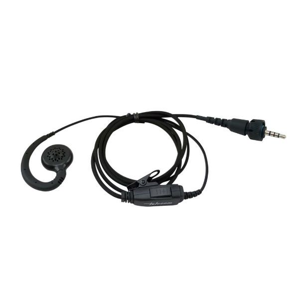 Headset mit geflochtenem Glasfaserkabel für Kenwood TK-3601 