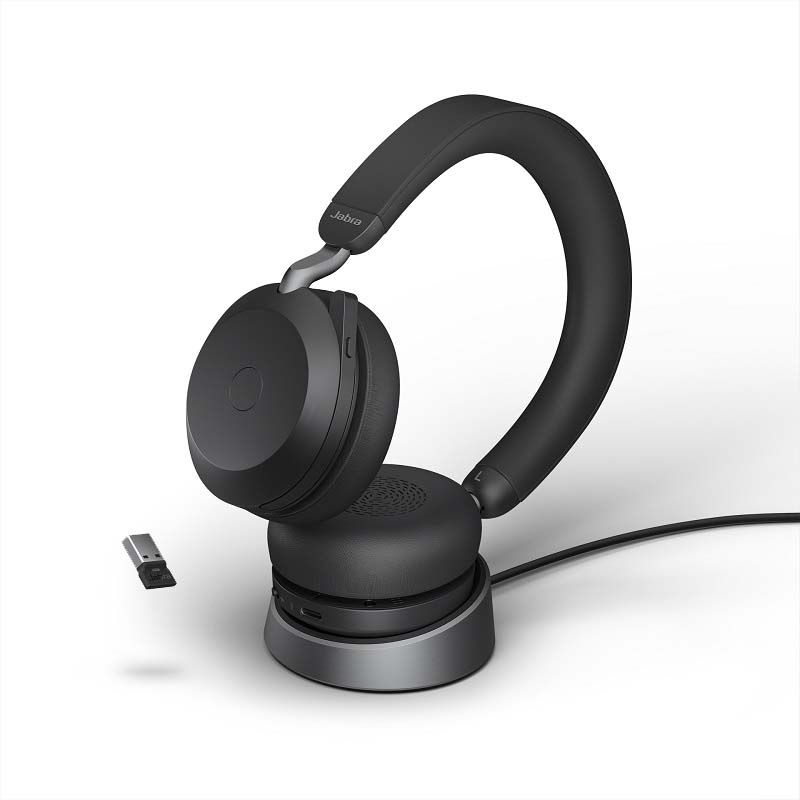 Jabra Evolve2 75 USB-A Teams + Ladestation