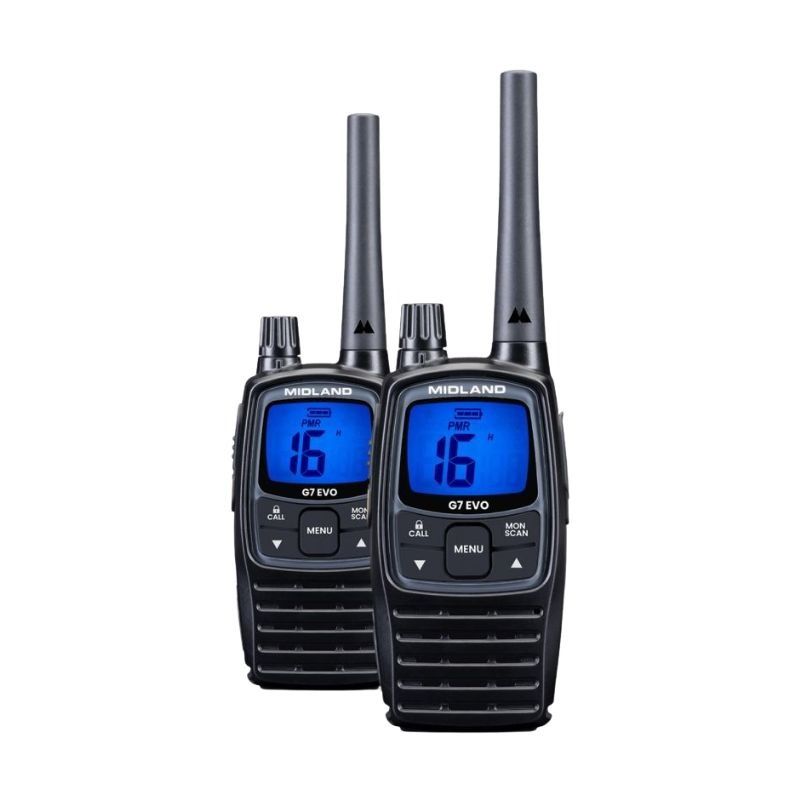 Midland G7 EVO – Set mit zwei PMR446-Funkgeräten