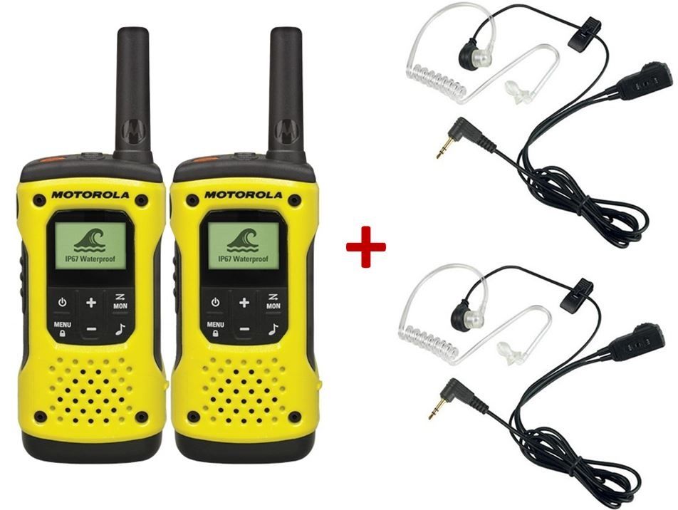 2er Set Motorola T92 H2O + 2 Bodyguard Headsets