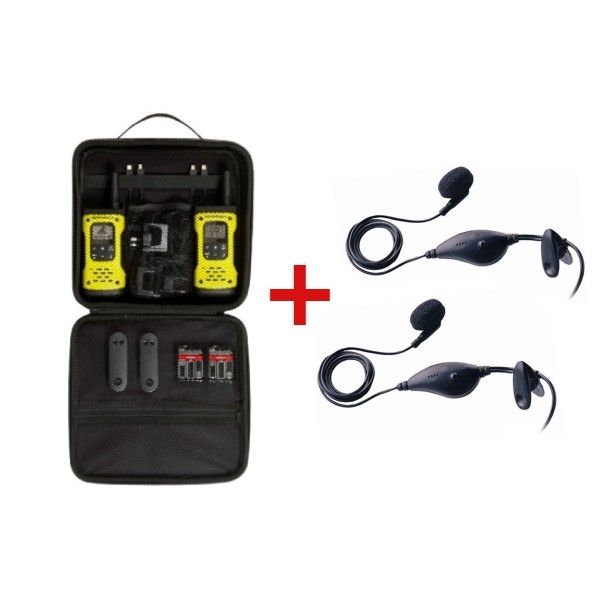 2er Set Motorola T92 H2O + 2 Freisprech Kits