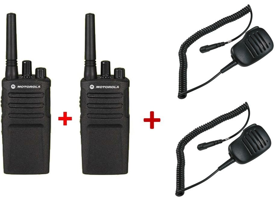 2er Set Motorola XT420 + 2 Lautsprecher-Mikrofone