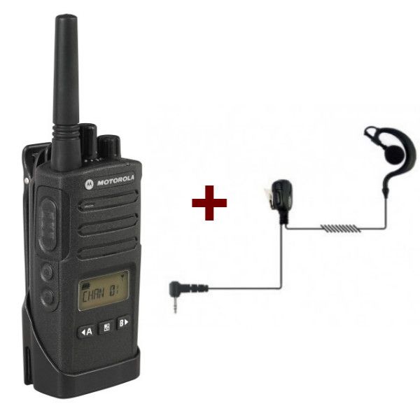 Motorola XT460 + Headset Ohrhaken