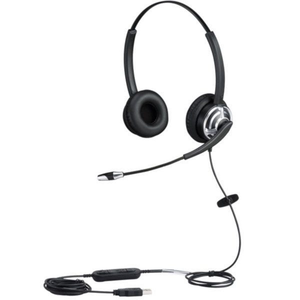 Cleyver HC65 Duo USB-A mit flexiblem Mikrofonarm