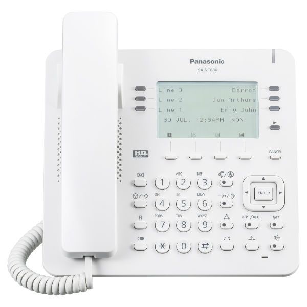 Panasonic IP-Telefon KX-NT630 Weiß