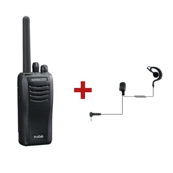 Kenwood Protalk TK-3501E + Ohrhaken-Headset