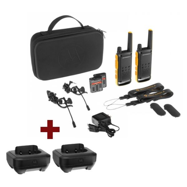 2er Set Motorola Talkabout T82 Extreme + 2 Ladestationen