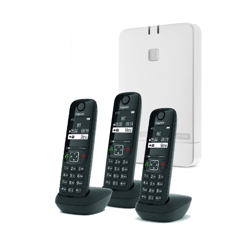 Pack Gigaset N610IP PRO + 3 Gigaset AS690HX schwarz