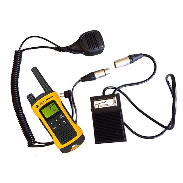 PTT-Pedal für Motorola TLKR Funkgeräte (1 Pin-Verbindung)