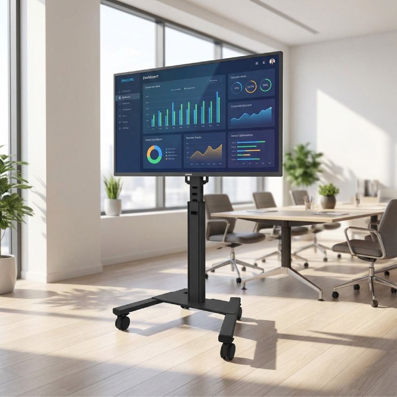 Pack Philips 4K Display 55BDL3650Q 55'' + mobile Neomounts Halterung