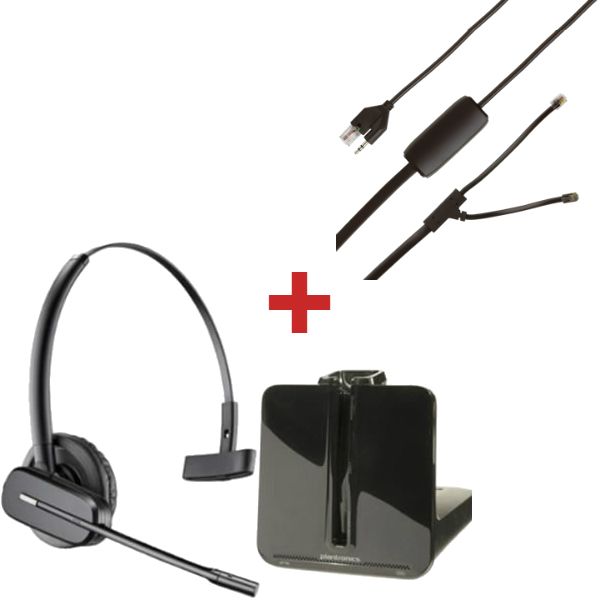 Plantronics CS540-Paket für Polycom SoundPoint IP-Telefone