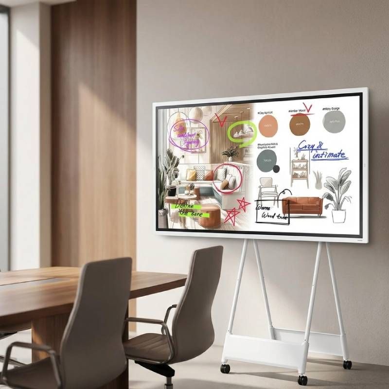 Pack Interaktiver Bildschirm Samsung Flip Pro WMFX 55'' + Rollständer