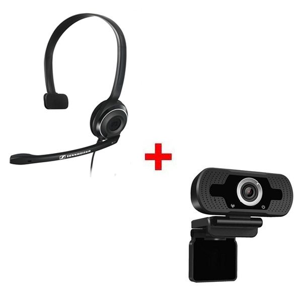 Sennheiser PC 7 USB + Webcam USB HD Desktop