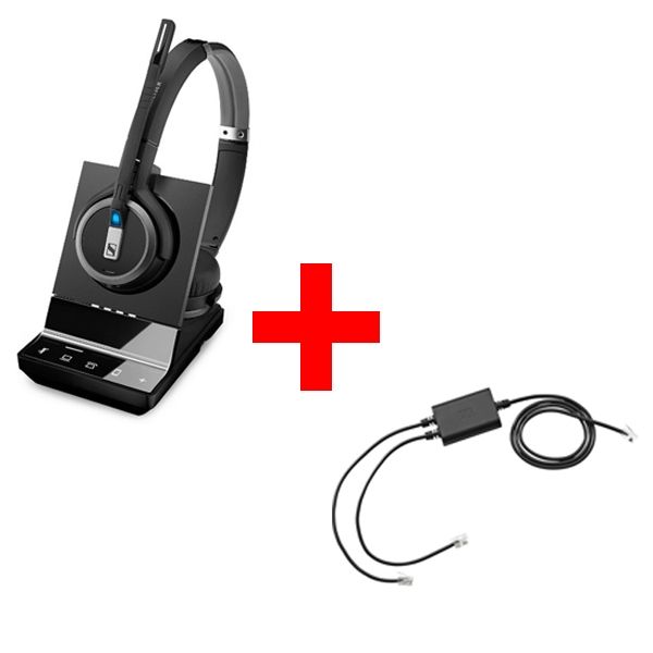 Sennheiser SDW 5065 + Sennheiser elektronische Rufannahme für Snom