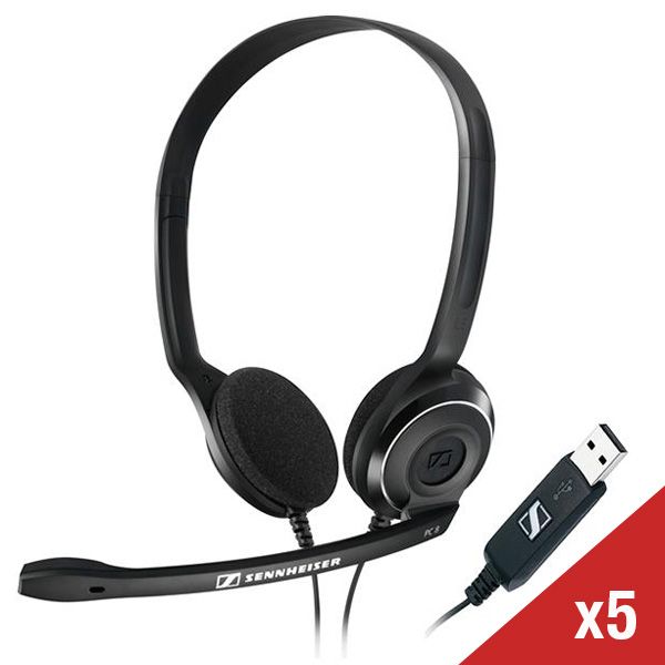 5er Set Sennheiser PC 8 USB