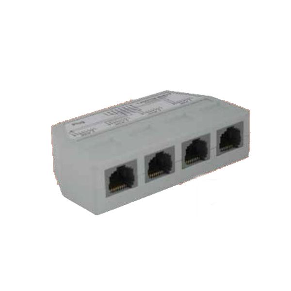 Vierfachverteiler RJ45 4xTA (4/5) 20 cm UTP