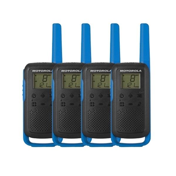 4er Set Motorola TALKABOUT T62 - blau
