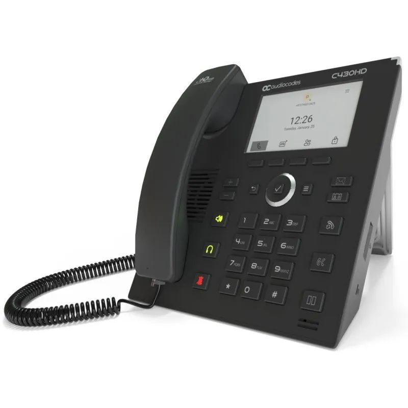 AudioCodes C430HD IP Telefon Für Microsoft Teams