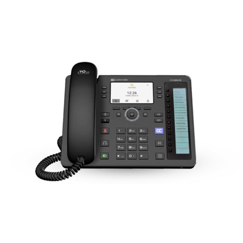 AudioCodes C436HD IP Telefon Mit Sidecar Für Teams